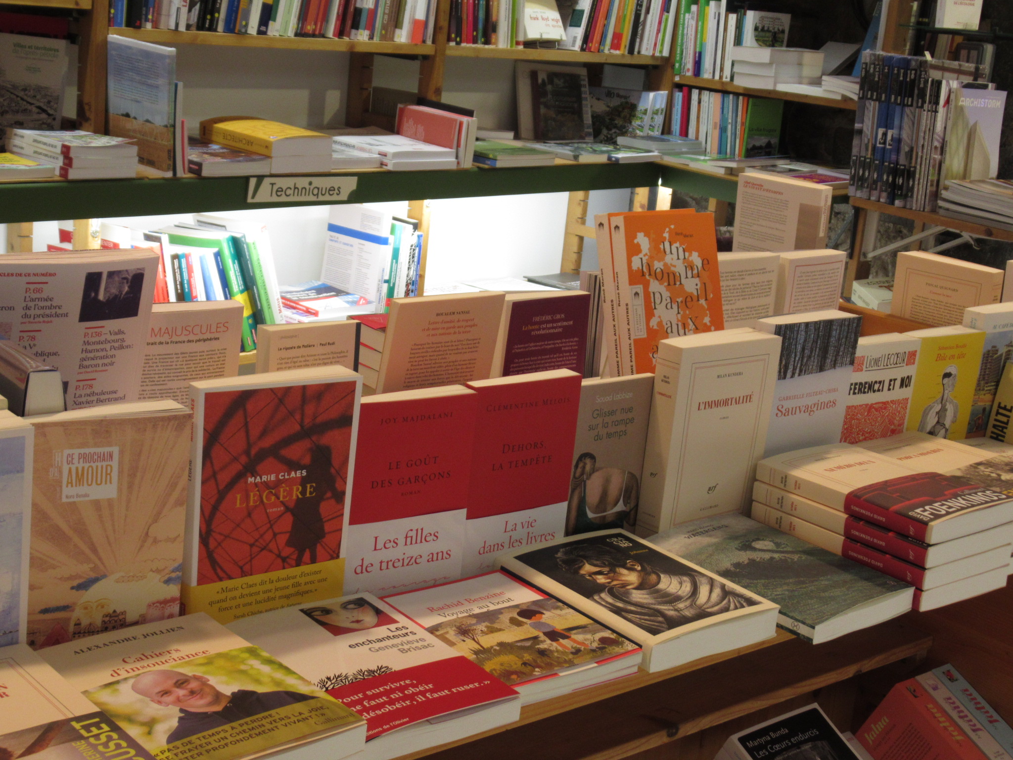 frise de livres